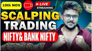 🔴Banknifty amp Nifty Live Optionstrading  19 November  Zero Hero live trade banknifty nifty [upl. by Patti]