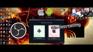 Mobile Streaming from OBS  screen casting wired  wireless mirror screen [upl. by Aniala]