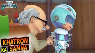 Vir The Robot Boy  Khatron Ka Samna  34  Hindi Cartoons For Kids  WowKidz Action animation [upl. by Akihsar531]