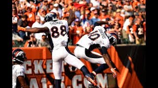 Dynamic Duo Emmanuel Sanders and Demaryius Thomas [upl. by Aicatsal]