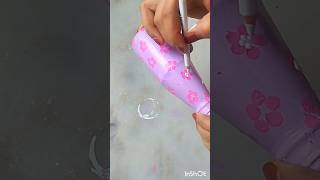 Diy Bottle Art 😱 art shorts youtubeshorts diy bottleart CrafterAditi [upl. by Lynn921]