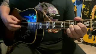 Tear Stained Letter  Johnny Cash  Rough Acoustic Guitar [upl. by Ferdinande]