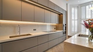 Modular Kitchen Color Combination Design  Modern Kitchen Cabinet Colour Acrylic Glass Laminate [upl. by Vastha]