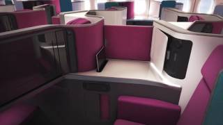 Adagio Seat Preview  new Aviointeriors High Density Business Class [upl. by Stringer782]