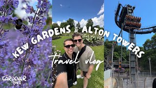 Kew Gardens amp Alton Towers Vlog  Gardener in Love [upl. by Nolrac]