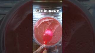 Sorvete caseiro com apenas 4 ingredientes receitas shortviral receitasfaceis receita [upl. by Darmit101]