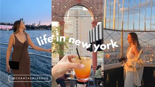 nyc vlog  summer rooftops empire state at sunrise amp sunday in brooklyn [upl. by Aitak]