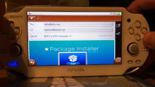 PS Vita Launching the ★ Package Installer on Firmware 318 [upl. by Aretahs293]