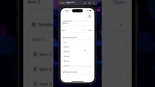 Demo React Native Dropdown Libraries demo reactnative dropdown shorts [upl. by Tennaj]