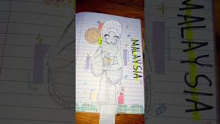 LAHTIMalaysia 🇲🇾⭐ ibKhaiSaja drawings fyppp bored freepalestine [upl. by Atsedom]