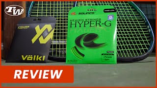 The great tennis string showdown Solinco Hyper G vs Volkl Cyclone which wins between 2 favorites [upl. by Airdna89]