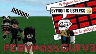 FE Bypass GUI V3 Pastebin Prison Life [upl. by Nnaillek743]