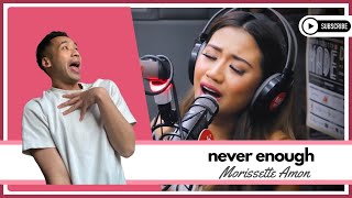 Vocal Coach reacts Morissette Amon x Never Enough [upl. by Eirellam]