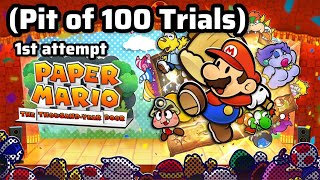 Paper Mario The Thousand Year Door Pit of 100 Trials [upl. by Rainger]