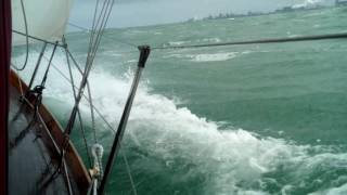 sailing a trintella 1 on a sharp course with 5bft [upl. by Eerehc]