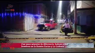 Con unos minutos de diferencia balean a dos hombres en la Ramón Farías y La Cedrera [upl. by Halle]