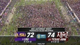 HIGHEST Scoring Game in CFB HISTORY 💯 Texas AampM vs LSU Highlights [upl. by Aerdnna]