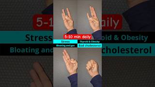 Yoga mudra for bloating stress yoga4health ytshorts yoga [upl. by Andeee]