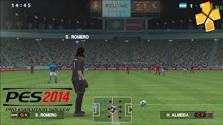 Nostalgia main game yang sangat Populer pada jamannya  PES 2014 Hd  PSP Gameplay  PPSSPP [upl. by Faria]