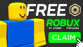 How to Get FREE ROBUX in Less Than 4 MINUTES [upl. by Allenrac46]