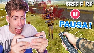 PAUSE CHALLENGE EN FREE FIRE RETO ÉPICO TERMINA MAL [upl. by Roderic565]