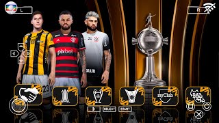 EFOOTBALL PES 2024 SULAMERICANO ATUALIZADO  NOVAS KITs E NARRAÃ‡ÃƒO BRASILEIRA [upl. by Enwad986]