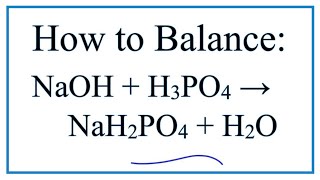 Sodium hydroxide  Phosphoric acid [upl. by Darahs]