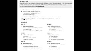 DELE A2 examen 3 2024 tarea 2 transcription answers [upl. by Wallinga]