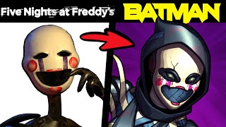 What if FNAF ANIMATRONICS Were in Marvel amp DC Stories amp Speedpaint [upl. by Notsud]