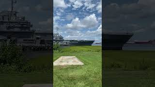 USS Yorktown CV10 Essexclass aircraft carrier at Patriots Point Mount Pleasant South Carolina [upl. by Notxap]