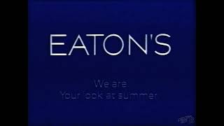 Eatons Department Store Commercial 1990 [upl. by Hameean998]