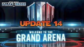 Update 14  Die große Arena und Voraussetzungen für C3PO  Star Wars Galaxy of Heroes [upl. by Nolos]