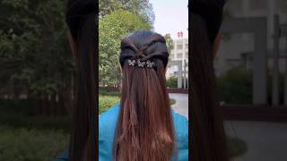 Beautiful Hair style longhair hairdesign hairfashionlook [upl. by Trilbi434]