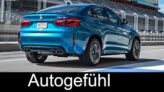 20152016 Neuer BMW X6 M Interview DEUTSCH Rennstrecke Sound Exterieur Interieur  Autogefühl [upl. by Gabrielson]