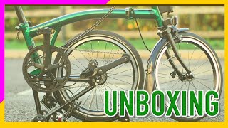 Unboxing the Brompton P Line Emerald Lacquer [upl. by Atinad]