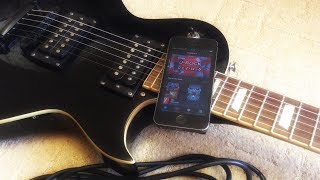 Играем на электрогитаре через смартфон Tonebridge Guitar Effects 2 iOS [upl. by Ayor50]