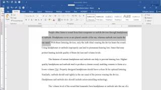 Microsoft Word 2016  First Line Indent [upl. by Julia809]