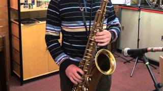 Body And Soul  Jazz Backing Track  played on a Selmer 1938 Balanced Action Tenor Saxophone [upl. by Nabalas]