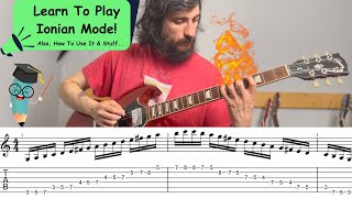 How To Play Ionian Mode On Guitar [upl. by Heath]