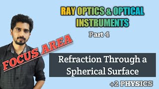 Ray Optics and Optical Instruments in class 12  Part 4  Refraction at spherical surface [upl. by Sharyl]