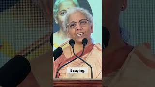 Rethinking Welfare Delivery  Smt Nirmala Sitharaman  indianeconomy welfare [upl. by Hoshi]