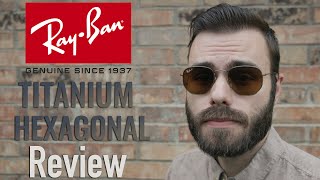 RayBan Hexagonal Titanium RB8148 Review [upl. by Aivle]