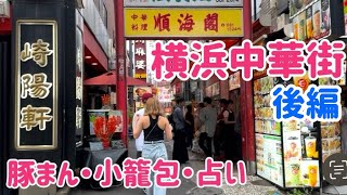 食べ歩きが楽しい♫横浜中華街豚まん・小籠包・占い後編 [upl. by Onimixam]