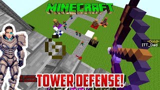 Minecraft WE MUST DEFEND OUR TOWER FROM ZOMBIES [upl. by Ahsok]