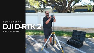 DJI DRTK 2 Base Station Set Up [upl. by Eceerehs180]