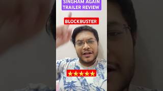 SINGHAM AGAIN TRAILER REVIEW  SINGHAM AGAIN TRAILER REACTION  AJAY DEVGN ROHIT SHETTY AKSHAY KUMAR [upl. by Gula]