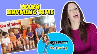 Learn to Read Rhyming Time Song for Children Kids and Toddlers by Patty Shukla [upl. by Selec]