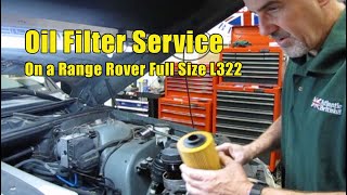 Range Rover Full Size L322 Oil Change [upl. by Alicia]