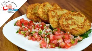 Tortitas de Papa y Atún DELICIOSAS [upl. by Knarf]