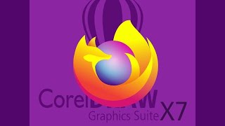 Mozilla Firefox Logo in CorelDRAW  Timelapse [upl. by Terza937]